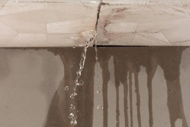 Professional Water Damage Restoration technician working in Caledonia, MO